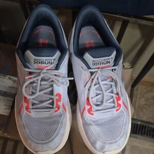 Skechers Go Run Women's Sneakers - Light Blue and Coral